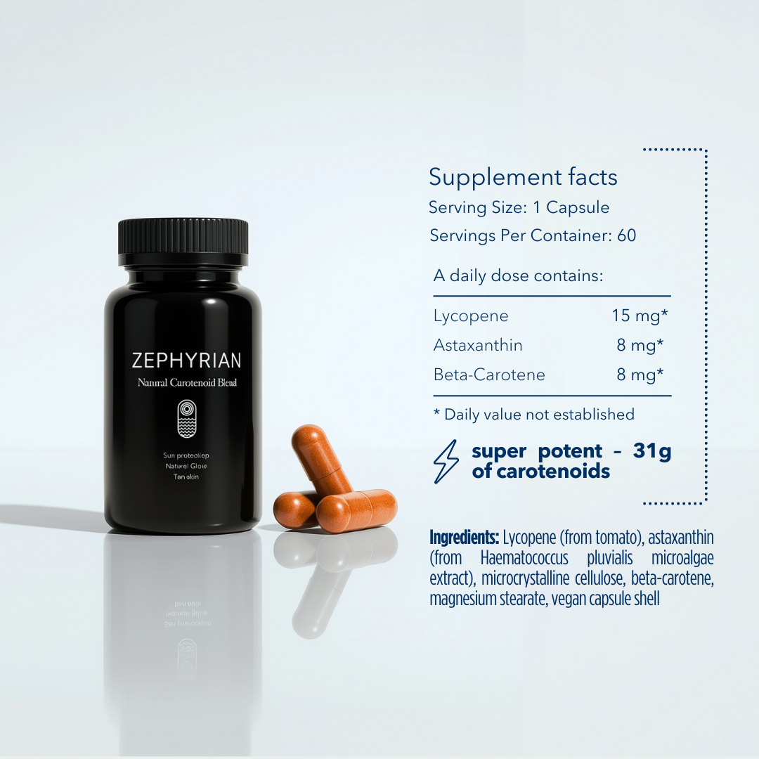 3x Tanning supplement 60 capsules